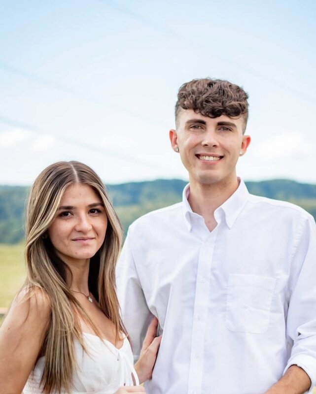 Zaxx — founder of Zaxx Tech Solutions — with fiancée Erin