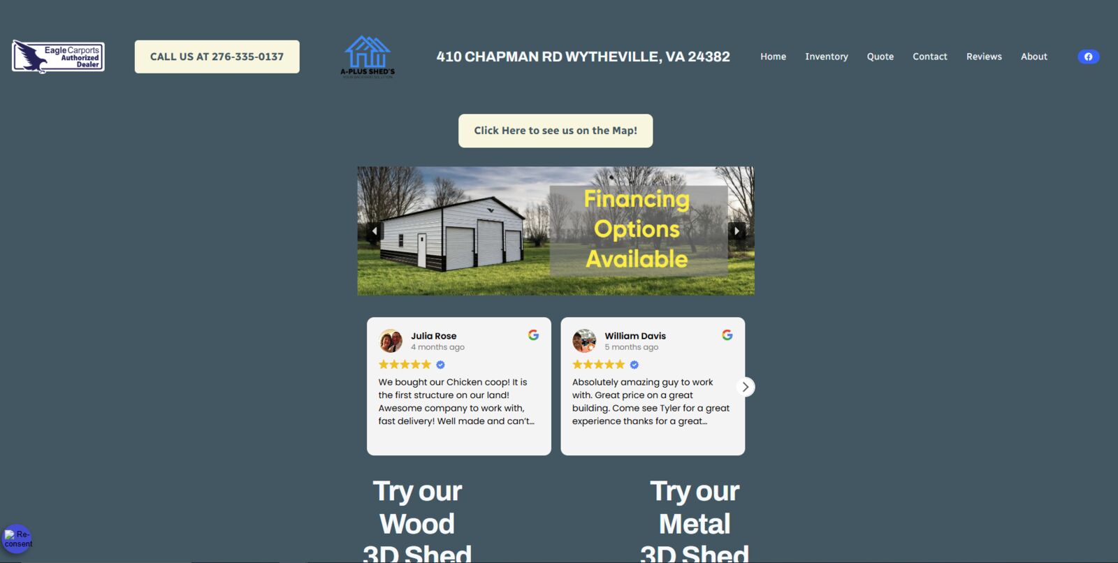 A-Plus Sheds - Built by Zaxx Tech