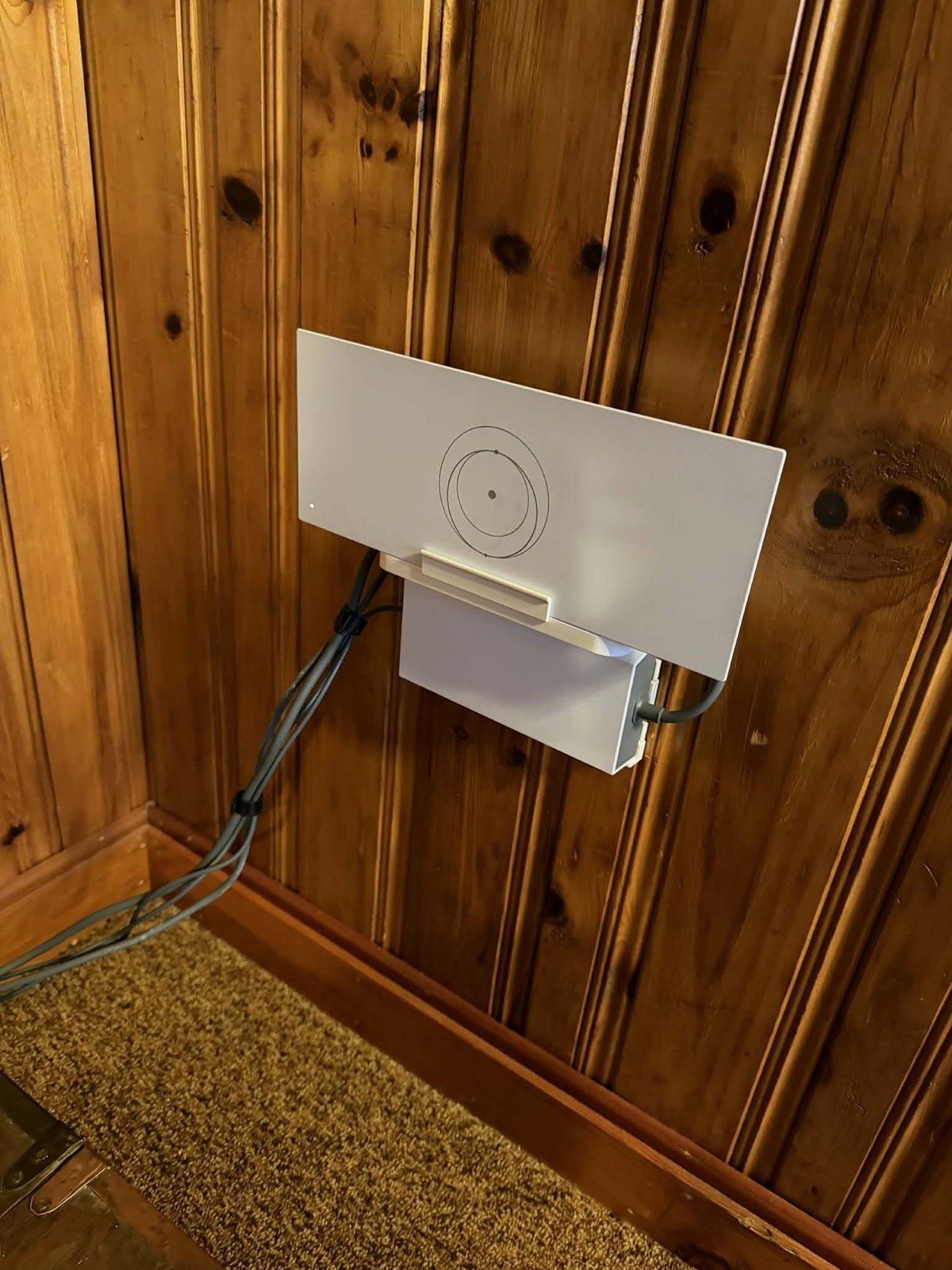 Starlink router installed indoors